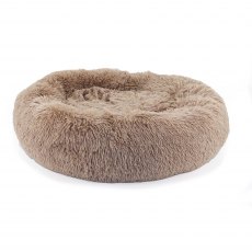 Ancol Super Plush Donut Bed - 70cm Oatmeal Ancol Super Plush Donut Bed - 70cm Oatmeal