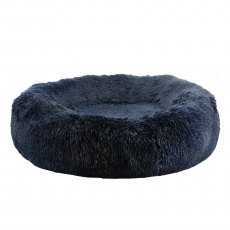 Ancol Super Plush Donut Bed - 100cm Navy Ancol Super Plush Donut Bed - 100cm Navy