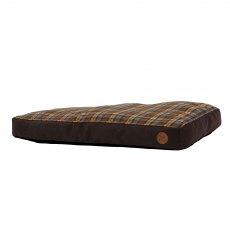 Ancol Brown And Blue Tartan Mattress - 100 x 70cm Ancol Brown And Blue Tartan Mattress - 100 x 70cm