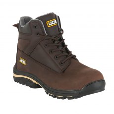 JCB Workmax Laced Safety Boot DK Brown JCB Workmax Laced Safety Boot DK Brown