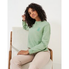 Crew Clothing Women's Sweat Pigment Dyed Crew Neck Sweatshirt Crew Clothing Women's Sweat Pigment Dyed Crew Neck Sweatshirt