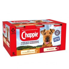 Chappie Favourites Mixed Tins - 6 x 412g Chappie Favourites Mixed Tins - 6 x 412g