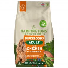 Harringtons Adult Grain Free Superfoods Chicken & Veg - 12kg Harringtons Adult Grain Free Superfoods Chicken & Veg - 12kg