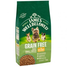James Wellbeloved Adult Grain Free Small Breed Turkey & Vegetable - 7.5kg James Wellbeloved Adult Grain Free Small Breed Turkey & Vegetable - 7.5kg