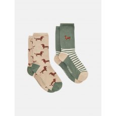 Joules Women's Everyday Socks - 2pk