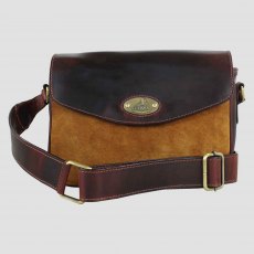 Grays Charlotte Shoulder Bag Brown Leather And Suede