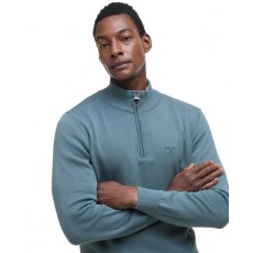 Barbour Men's Cotton Half Zip Knitted Jumper