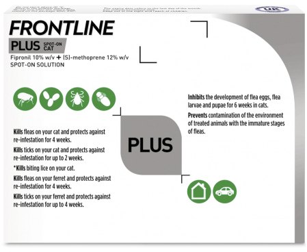 Frontline plus for hot sale cats 12 pack