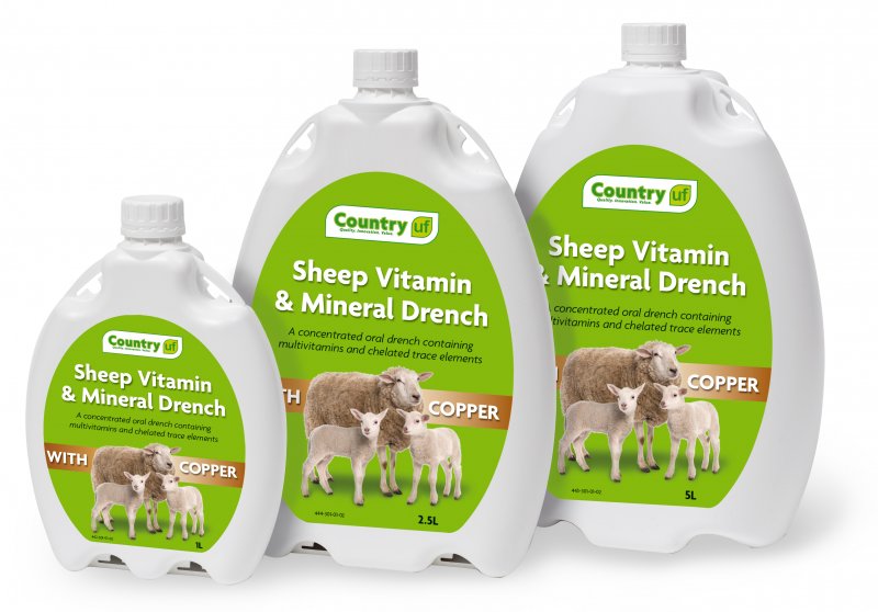 Country UF Country Sheep Vit/mineral Drench C/W Copper