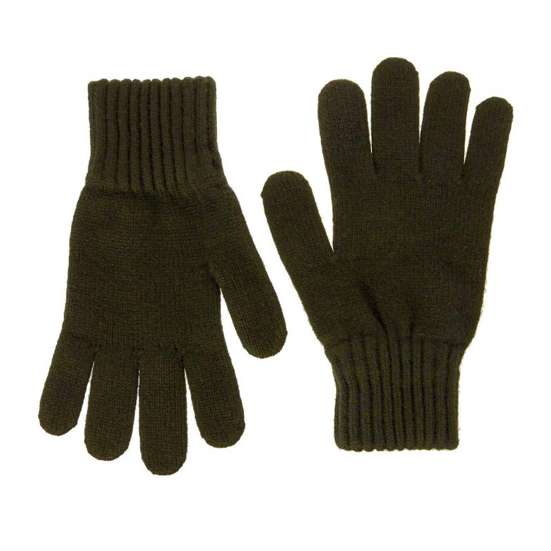 Barbour lambswool discount gloves olive