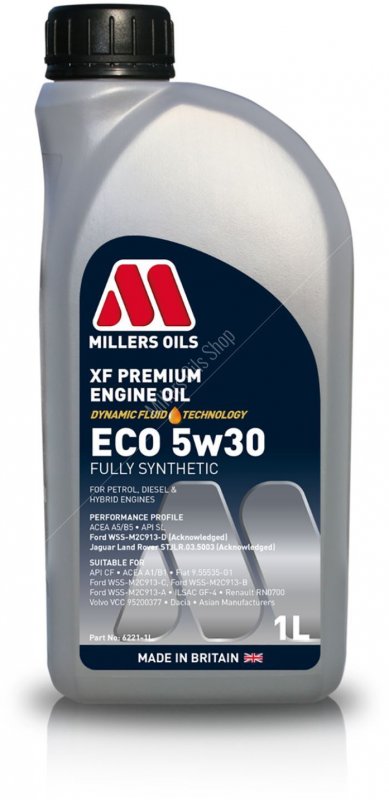 Millers Xf 5w30 Oil Longlife Eco - 1l - BATA Ltd