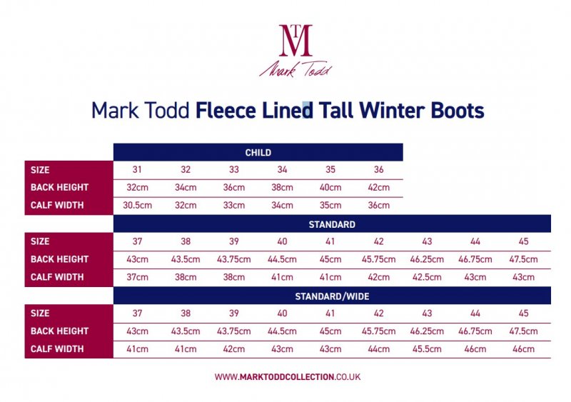 Mark todd fleece sale lined boots