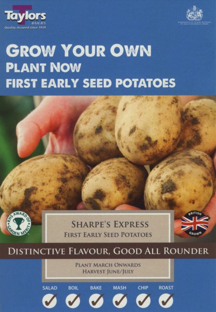 Taylors Bulbs Sharpe's Express Potato - 10pk