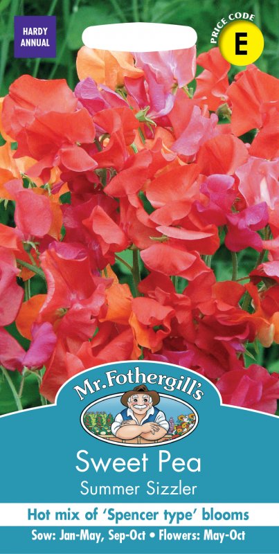 Mr Fothergill's Fothergills Sweet Pea Summer Sizzler