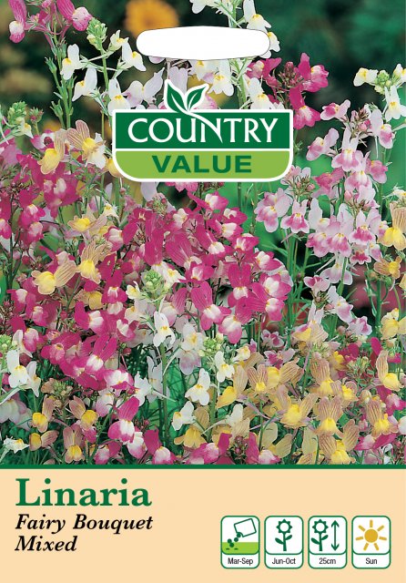 Mr Fothergill's Linaria Fairy Bouquet Mixed C V Seeds