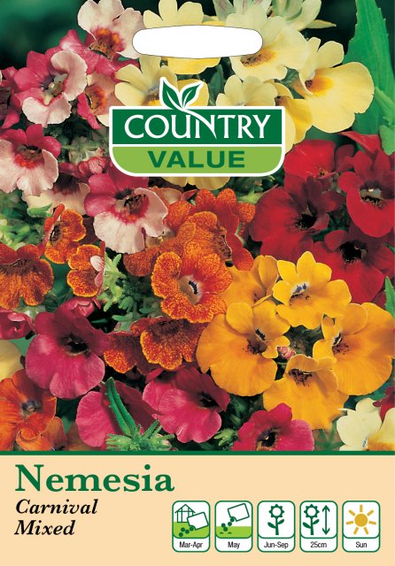 Mr Fothergill's Nemesia Carnival Mixed Cv Seeds