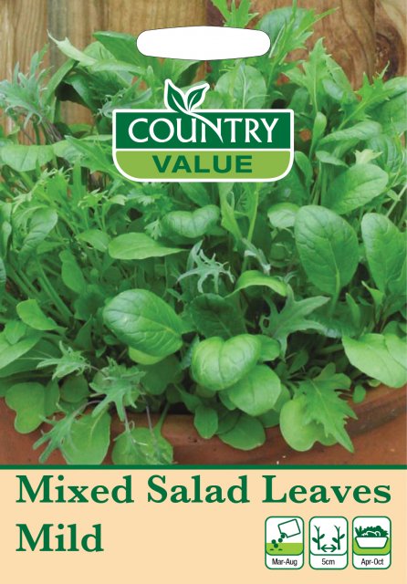 Mr Fothergill's Mixed Salad Leaves Mild C V Seeds