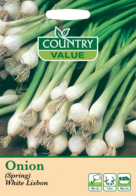 Mr Fothergill's Onion Spring White Lisbon C V Seeds