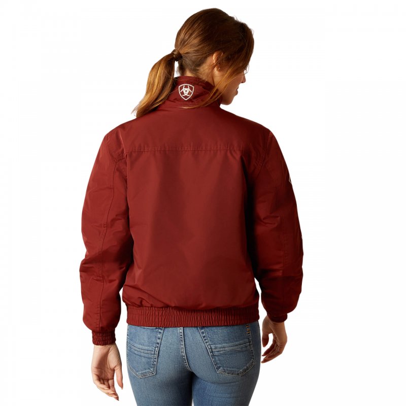 Ariat women's jacket maroon best sale