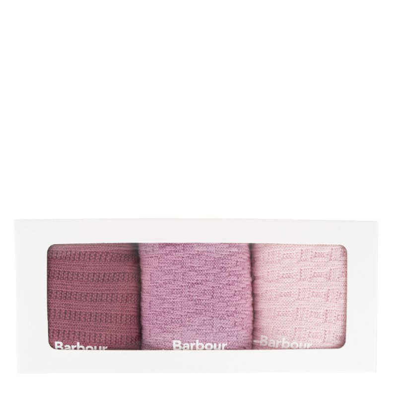 Barbour Barbour Women's Textured Sock Gift Set - 3pk