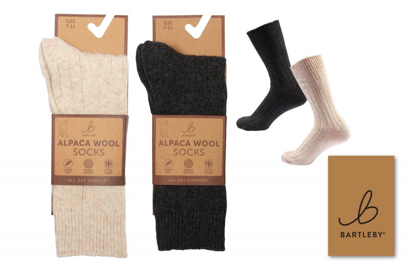 Bartleby Bartleby Men's Alpaca Wool Socks