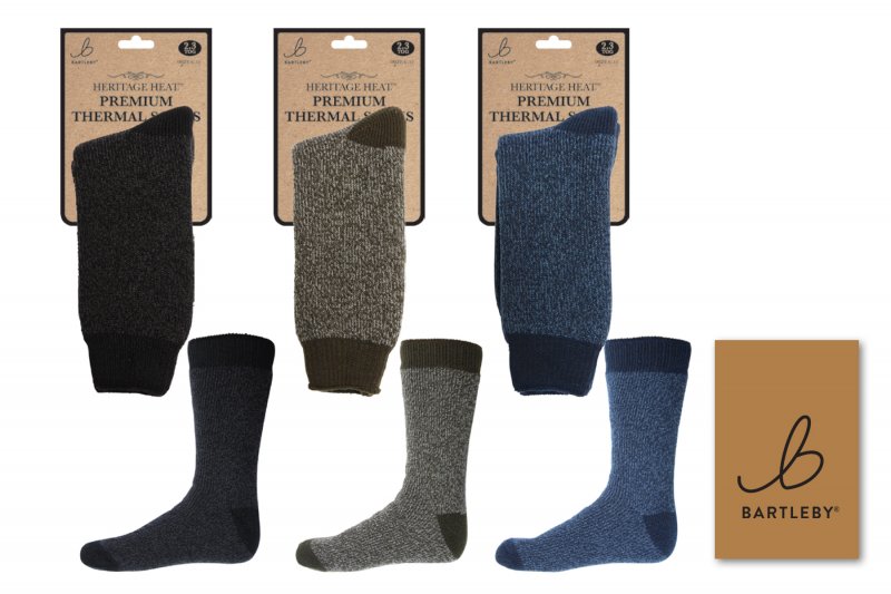 Bartleby Bartleby Men's Heritage Heat Socks