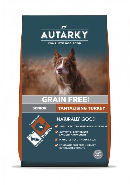 Autarky Autarky Senior Grain Free Tantalising Turkey - 12kg