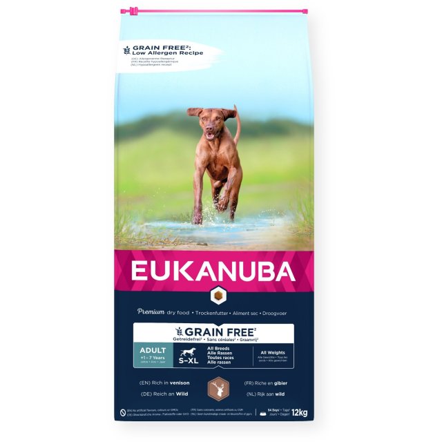 Eukanuba Eukanuba Adult Grain Free All Breeds Venison - 12kg