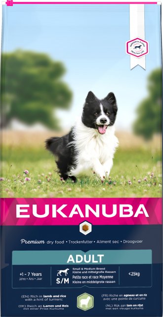 Eukanuba Adult Small Medium Breed Lamb Rice 12kg BATA Ltd