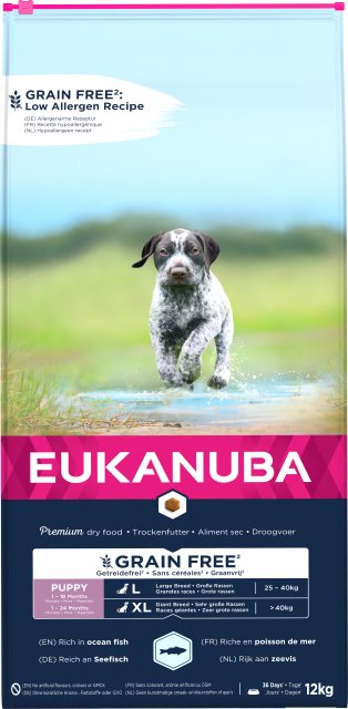 Eukanuba Puppy Grain Free Large Ocean Fish 12kg BATA Ltd