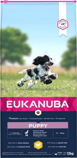 Eukanuba Eukanuba Puppy Medium Breed Chicken - 12kg