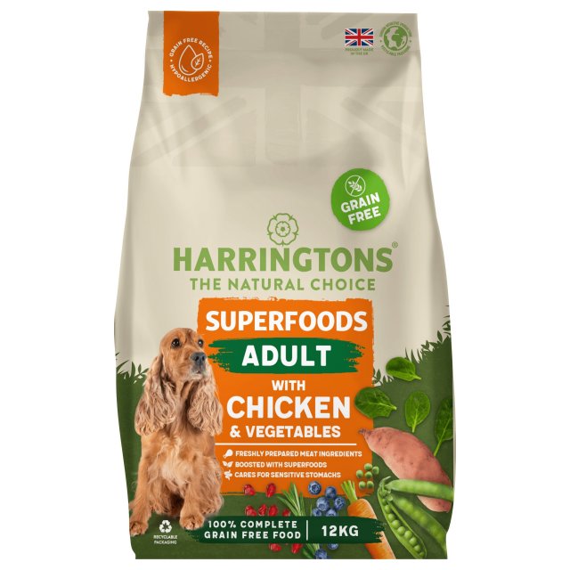 Harringtons Harringtons Adult Grain Free Superfoods Chicken & Veg - 12kg