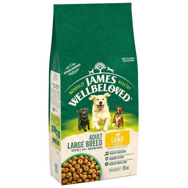 James Wellbeloved James Wellbeloved Adult Large Breed Lamb & Rice - 15kg