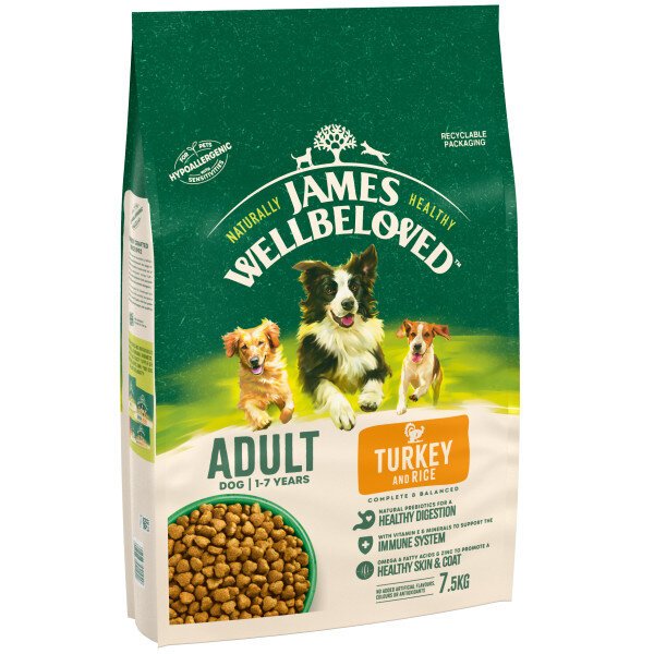 James Wellbeloved James Wellbeloved Adult Turkey & Rice - 7.5kg