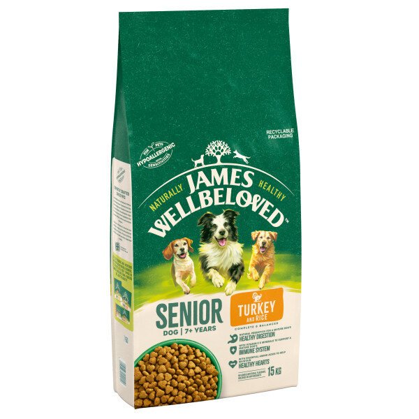 James Wellbeloved James Wellbeloved Senior Turkey & Rice - 15kg