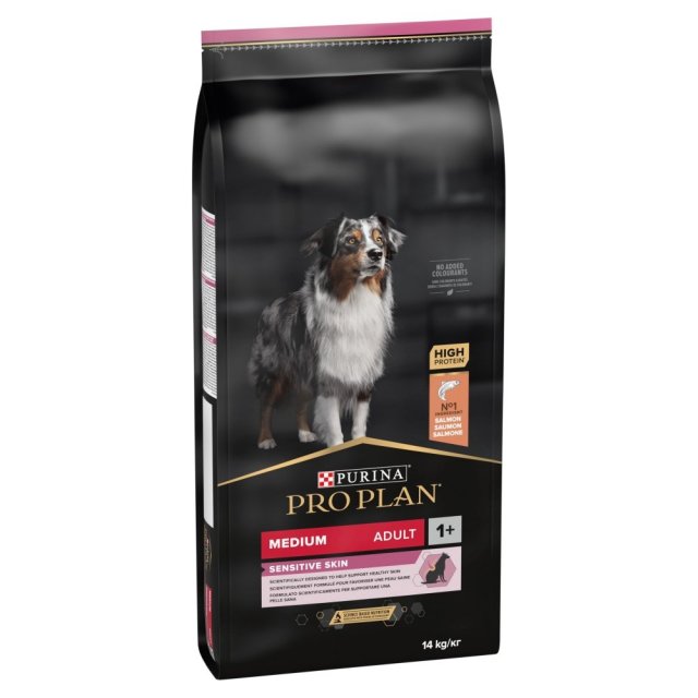 Purina Pro Plan Adult Medium Sensitive Skin with Salmon - 14kg