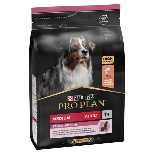 Purina Pro Plan Adult Medium Sensitive Skin with Salmon - 3kg