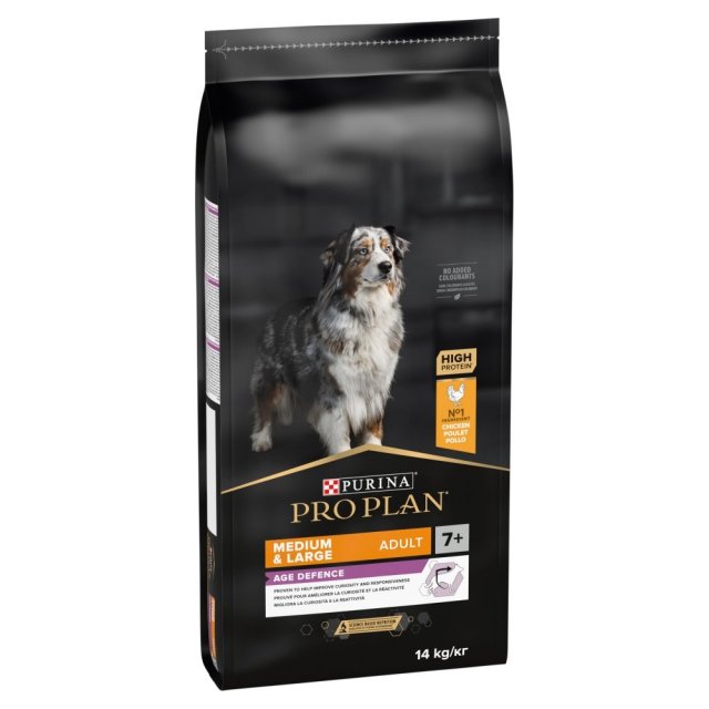 Purina Pro Plan Senior 7+ Medium & Large Age Defence with Chicken - 14kg