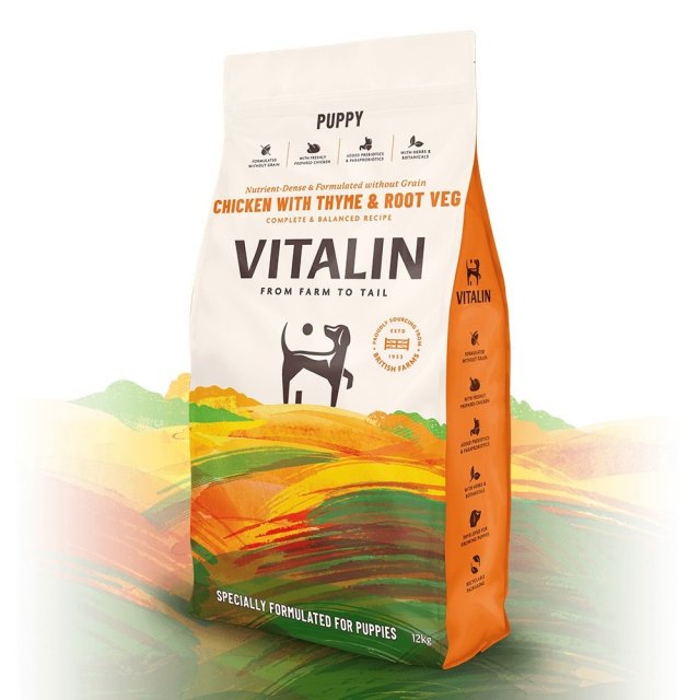 Vitalin Vitalin Puppy Chicken with Thyme & Root Veg - 12kg