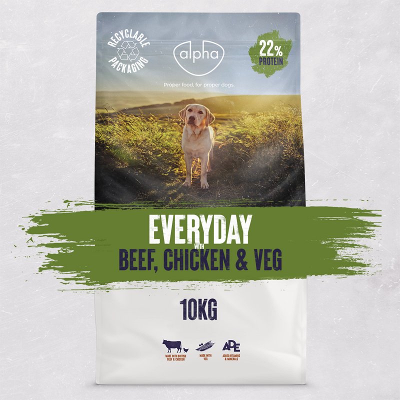 Alpha Alpha Adult Everyday Beef, Chicken & Veg - 10kg