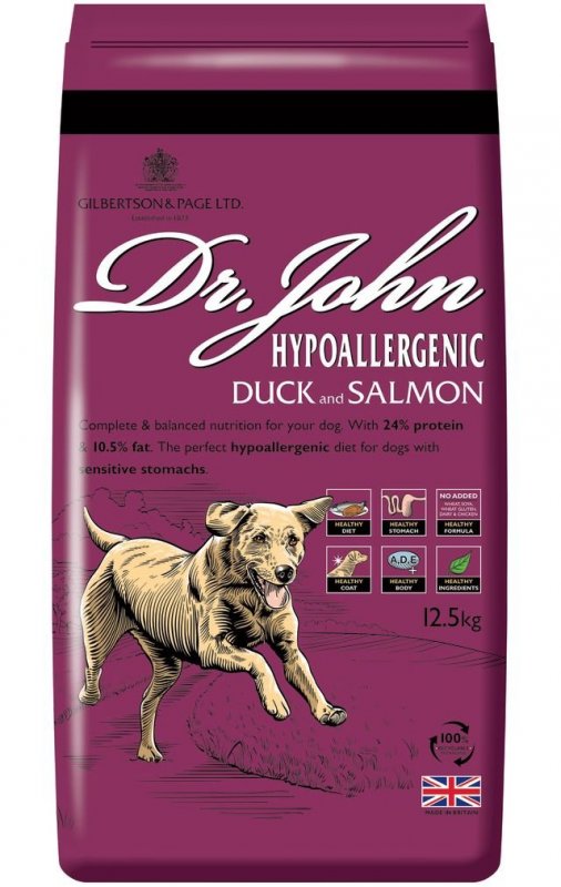 Dr John Dr John Hypoallergenic Duck & Salmon - 12.5kg