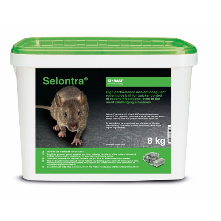 BASF Selontra Rat & Mouse Killer - 3kg