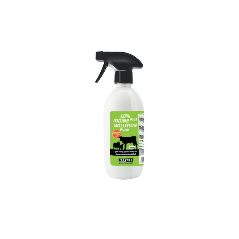 Nettex Nettex Iodine Solution 10% Spray - 500ml