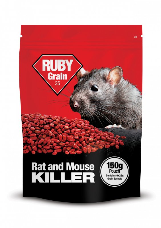 Lodi UK Lodi Ruby Grain 25 Difenacoum Rat Bait - 150g