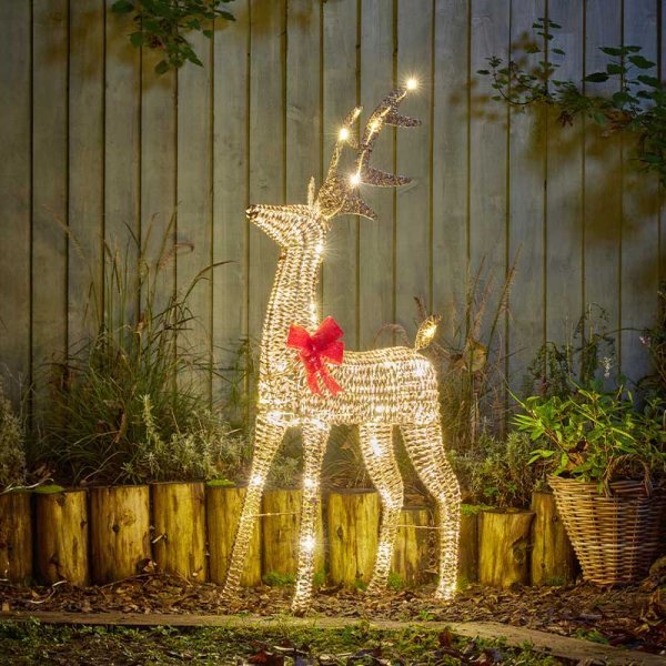 Smart Garden Products TK Glitter Twist Reindeer - 100cm