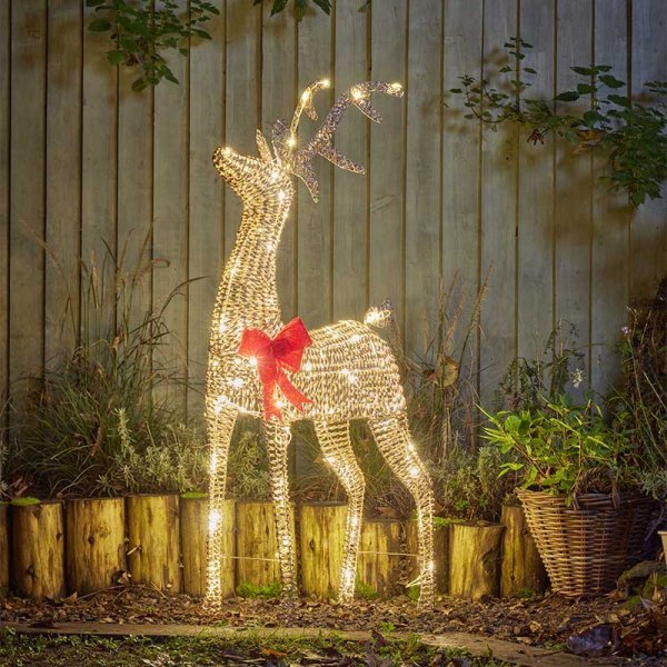 Smart Garden Products TK Glitter Twist Reindeer - 120cm