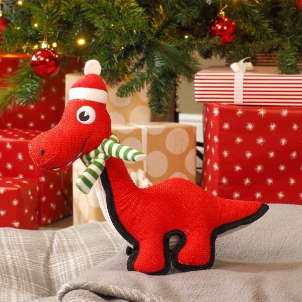 Zoon Zoon Xmas DinoPal Dog Toy