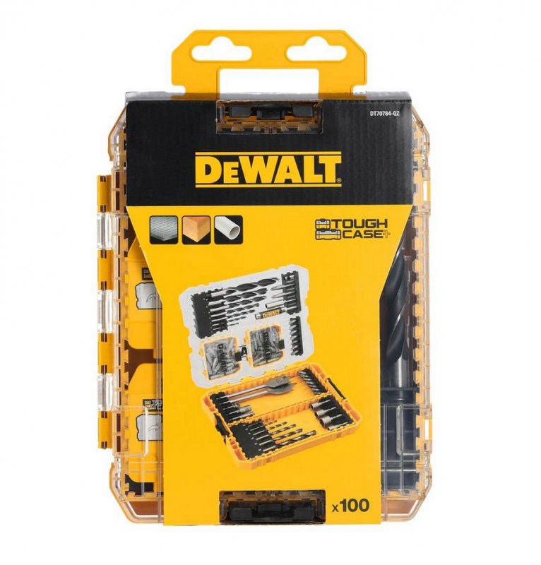 DEWALT DeWalt 100 Piece Accessory Set - Pozidrive Bits & Tips