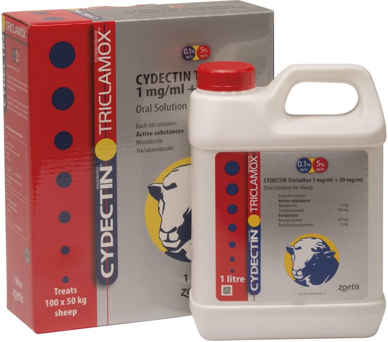 Zoetis Cydectin Triclamox - 2.5L - Short Dated