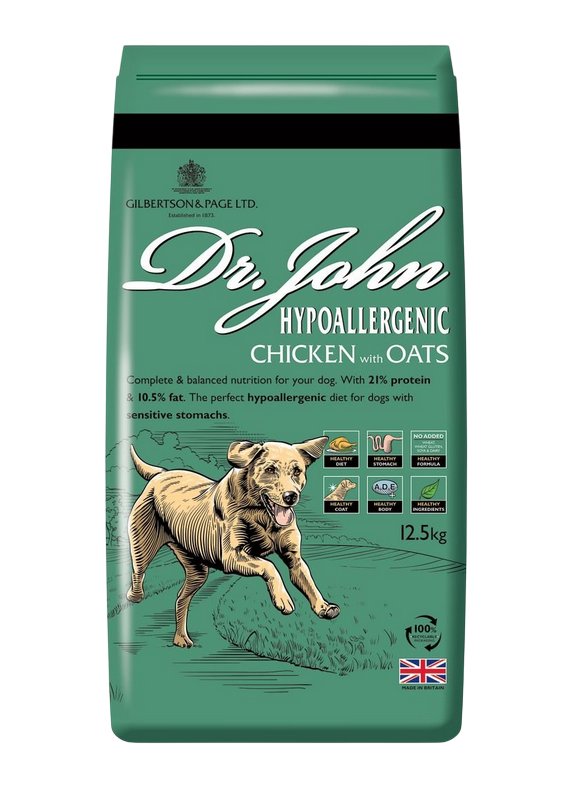 Dr John Dr John Hypoallergenic Chicken with Oats - 12.5kg